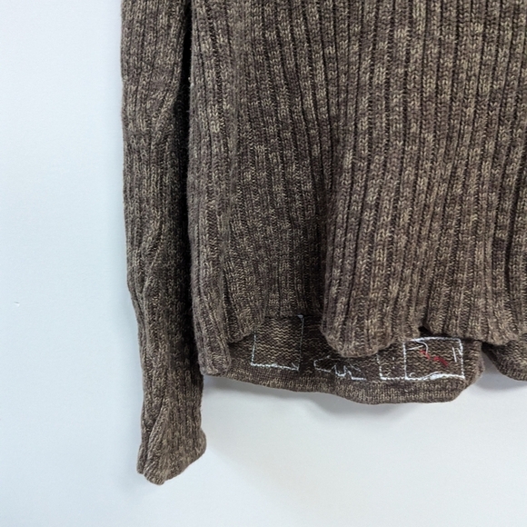 Vintage 90s Beaded Santa Ugly Christmas Cardigan Sweater‎ Teacher Retro - Picture 14 of 15